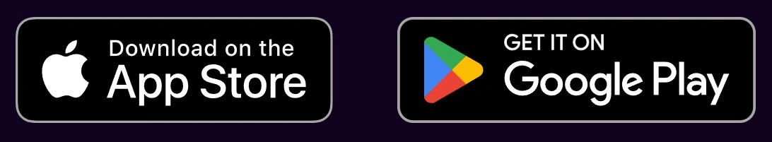 Pink Casino mobile app download buttons